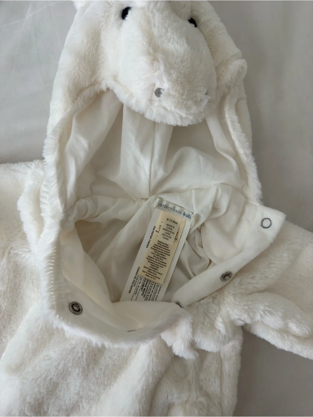Pottery Barn Kids Magical Unicorn Halloween Costume 6-12 Months Baby White Fall